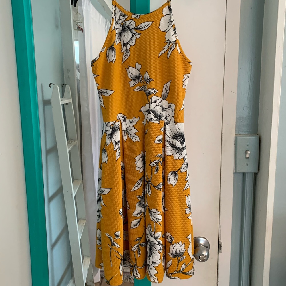 Yellow Flower Dress